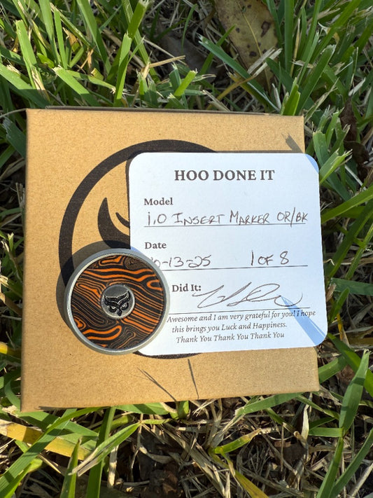 1.0 MARKER STAINLESS STEEL WITH G10 OR/BL INSERT