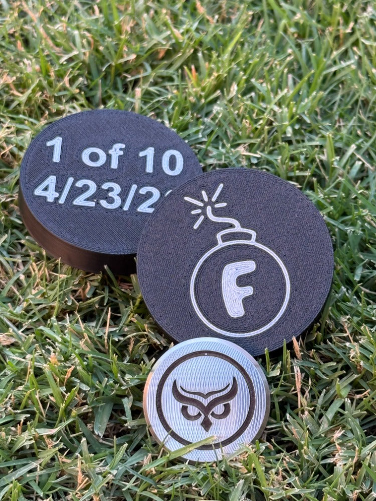 304L Stainless Steel F Bomb Marker — Limited Run (10 Made)