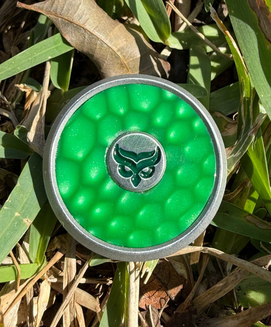 STAINLESS STEEL 304L WITH GREEN DRAGON SCALES INSERT