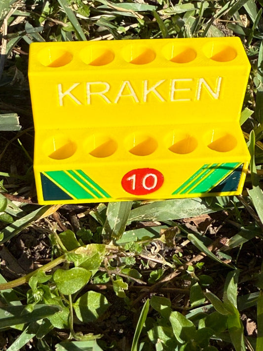3D printed display for Kraken Divot tools