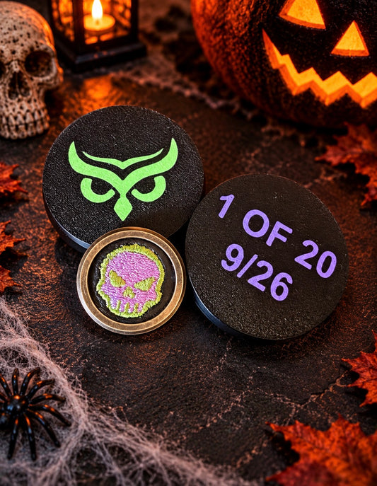 Halloween Limited 20 Pieces Embroidered Skull