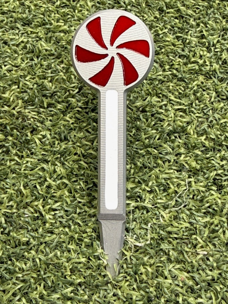 Christmas Lollipop Divot Tool